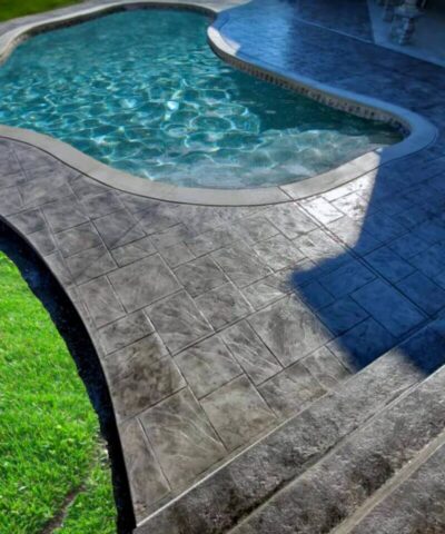 Pool Deck Stamped Concrete, SoFlo Pool Decks and Pavers of Boca Raton
