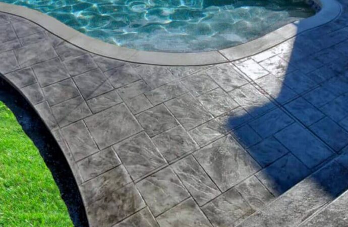 Pool Deck Stamped Concrete, SoFlo Pool Decks and Pavers of Boca Raton